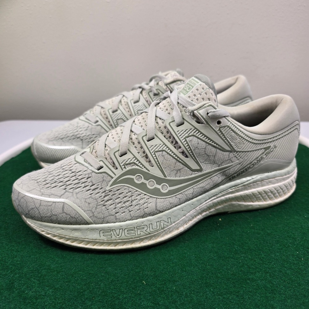 Saucony Hurricane ISO 5 Running Shoes Womens 10 Sage Green S10460-42 Cushion